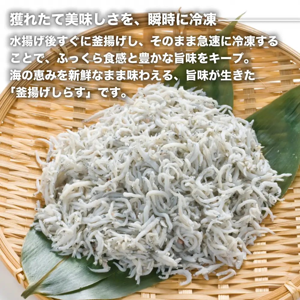 淡路島シラスの釜揚げ 100ｇ8袋入り（800ｇ）