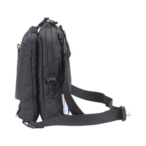 豊岡鞄 CIE WEATHER SHOULDER（071951）ブラック / 木和田正昭商店 撥水 ショルダーバッグ メンズ クラッチバック バックインバック