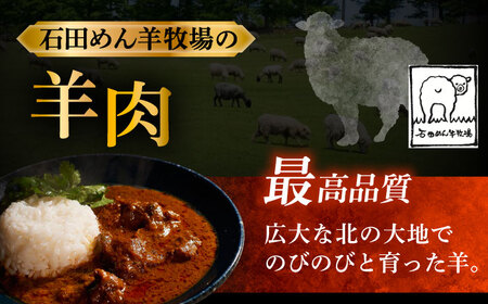 羊のスパイスカレー＆羊ホルモンのスパイス炒め「タカタク」 計4パック（180g×各2パック）《足寄町》【石田めん羊牧場】[BEAD014]