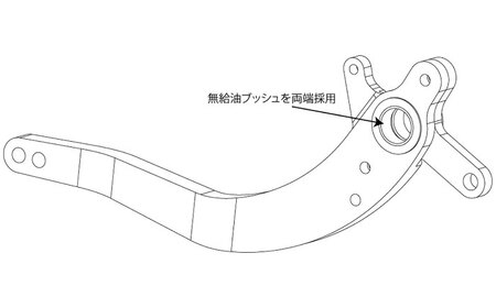 モンキー125（JB02/JB03/JB05）　ビレットブレーキペダル / カスタム バイクカスタム カスタムパーツ モンキー125 ブレーキ ブレーキペダル 軽量化 亀山市/有限会社ギルドデザイン [AMAA035]