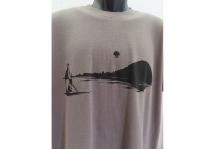 【萩博物館オリジナル】５高杉晋作の句入りTシャツ（Lｻｲｽﾞ）＆アクリルスタンドのセット