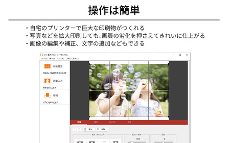 巨大印刷ソフト ズバリ巨大プリント3 カード版 | パソコンソフト