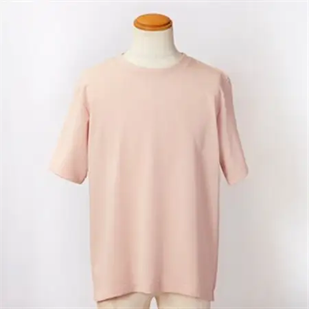 京都の伝統織物を使った丹後ちりめんTシャツ ピンク【1604756】