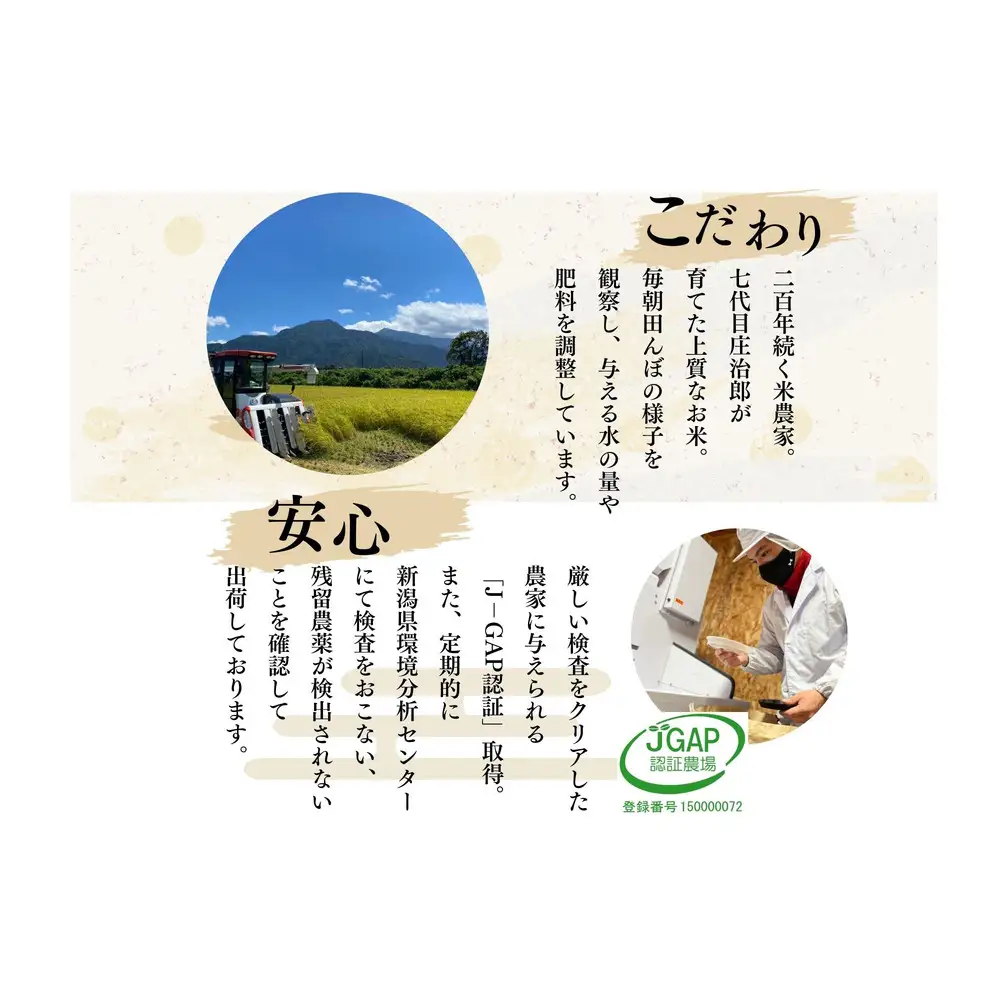 【令和7年産】 5kg×2袋 ごはんソムリエの南魚沼産コシヒカリ『庄治郎』100％塩沢産 農家直送