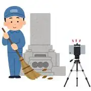 【要事前連絡】【河内長野市内限定】お墓参り代行サービス 　※清掃のみとなります （花無し・ろうそく無し・線香無し）