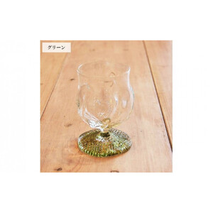 ビアグラス（小）グリーン