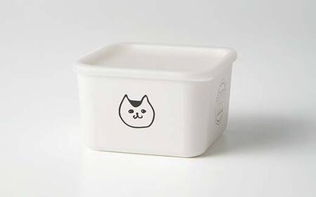necoストッカー 3点セット 猫 ねこ ネコ スクエアストッカー レンジ対応 食洗機対応 保存容器 冷蔵庫 冷凍庫 かわいい 山中塗 軽量 おしゃれ ギフト F6P-3032