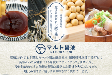 マルト醤油 濃口 九州醤油 こいくち 6本 醤油 [um40azo720004]
