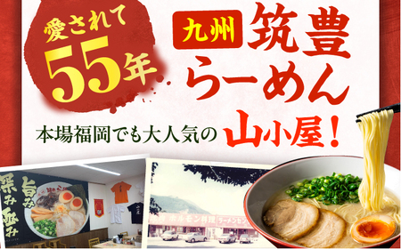 豚骨ラーメン2食 -九州筑豊らーめん山小屋からの贈り物- / 豚骨ラーメン スピード配送[AFAE013]