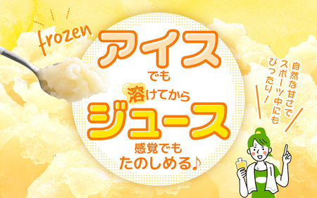 凍らせて食べるゼリー（パイナップル）180ml  5個入 アイス ゼリー [m01-a060]