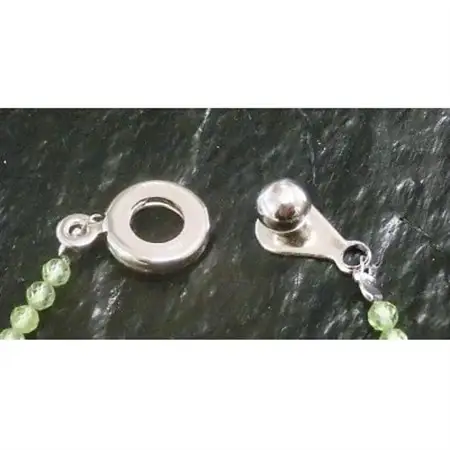 ペリドット・ファセットカットブレスレット【配送不可地域：沖縄県】【1625768】