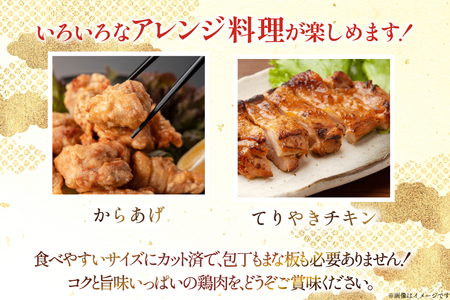 鶏肉 もも 宮崎県産 若鶏 もも切身 300g 10p 計 3kg セット [TRINITY 宮崎県 日向市 452061351]