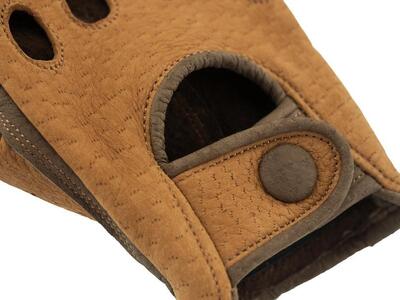 【LLサイズ】ペッカリードライビンググローブ（カラー：コルク×ライトブラウン）