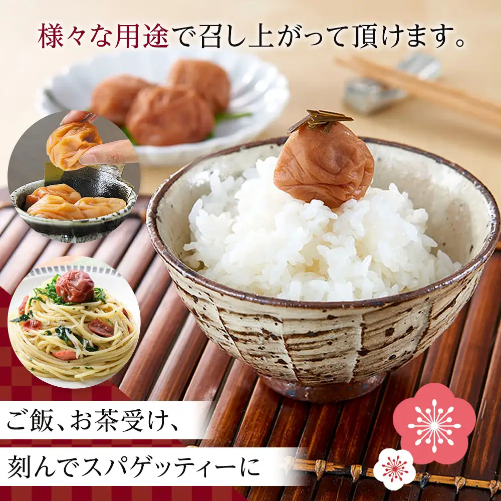 梅心（うめごころ）ながおかや 紀州こんぶ梅 330g