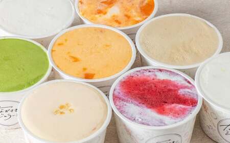 厳選プレミアムセット 100ml×8個 ／ ジェラート詰め合わせ （ミルク・ピスタチオ・ダークチョコ・そのぎ抹茶”極濃”・季節限定） 大衆割烹樋口 ｢ながさきジェラート｣ アイス ひぐち 長崎