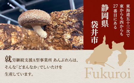 【遠州どまんなかしいたけ】 生しいたけ 約400g 椎茸 産地直送 国産 料理 素材 出汁 日本料理 就労支援 福祉 静岡 袋井