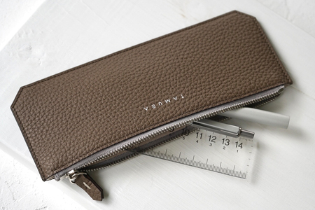 本革 薄型ペンケース エトープ [2317]