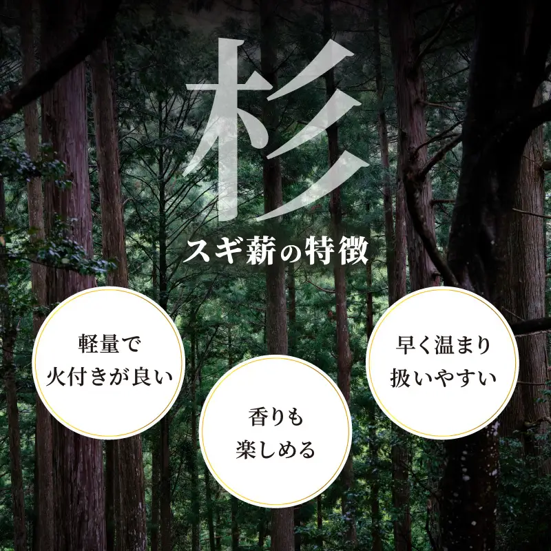 八女のスギ（自然乾燥薪） 薪 キャンプ アウトドア BBQ バーベキュー 焚火 焚き火 たき火 薪ストーブ アウトドア料理 自然 高品質 スギ すぎ 自然乾燥 福岡県 八女市 185-002
