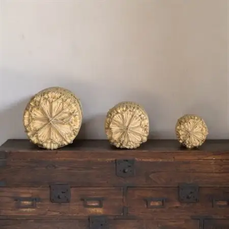 米俵の貯金箱 50万円分【わら細工】　【1583098】