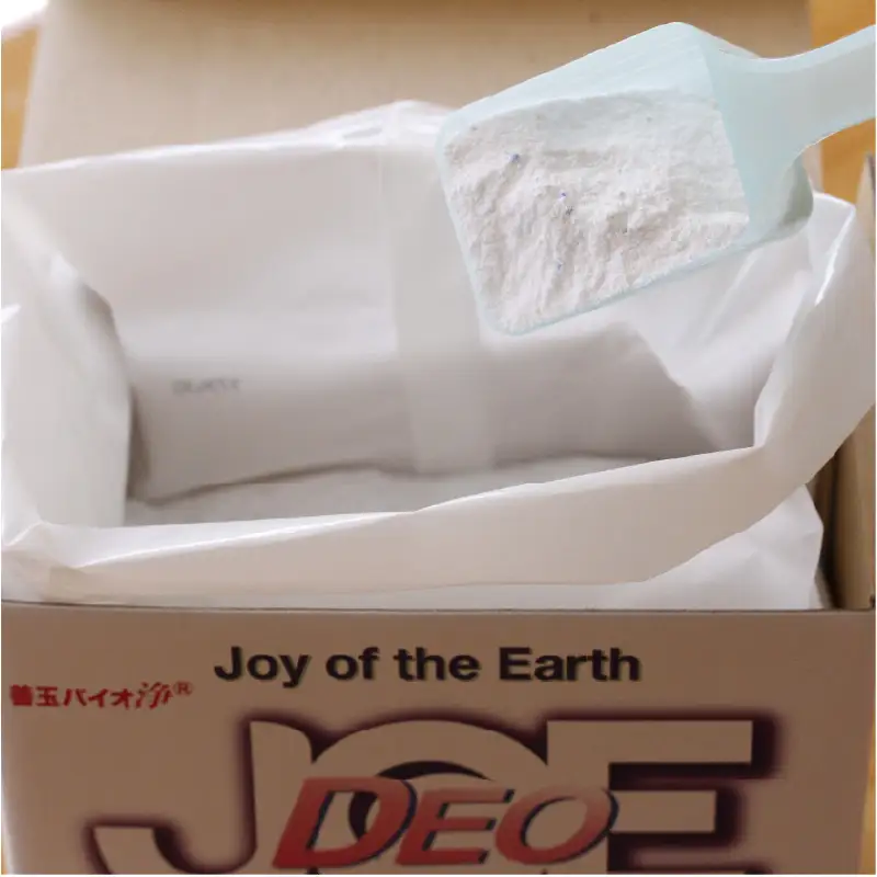 善玉バイオ浄 デオクリン1.3kg箱×3箱セット - 衣類の黒ずみを防止する洗濯用洗剤