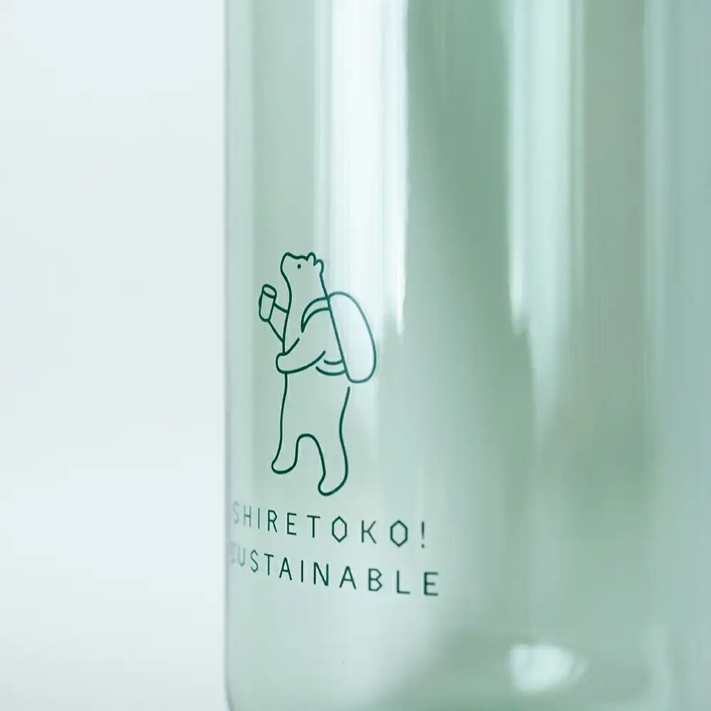 知床トコさん　ウォーターボトル　グリーン　950ml×1本　常温で水が飲める 耐熱マイボトル