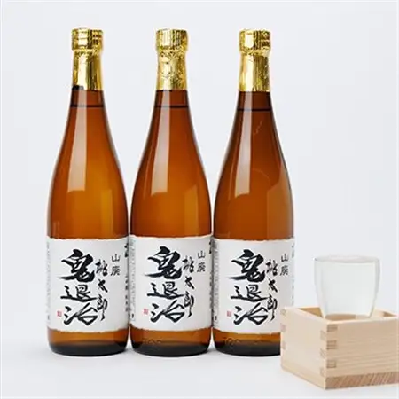 久米南産　山田錦　山廃純米酒　桃太郎　鬼退治　720ml　3本【1483243】