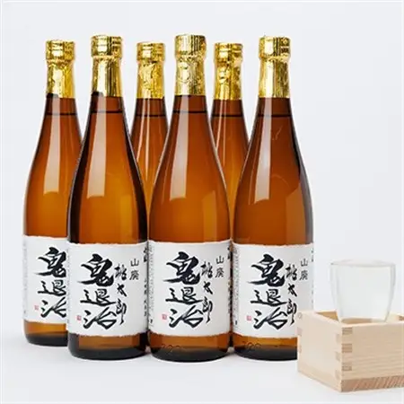 久米南産　山田錦　山廃純米酒　桃太郎　鬼退治　720ml　6本【1483244】