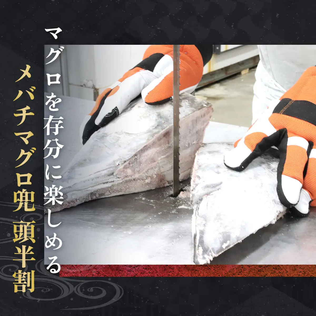 メバチマグロ 兜　頭半割 1個分 MBT006