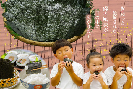 CD195 有明海産 贅卓焼のり（旬） 全型30枚（10枚×3袋）