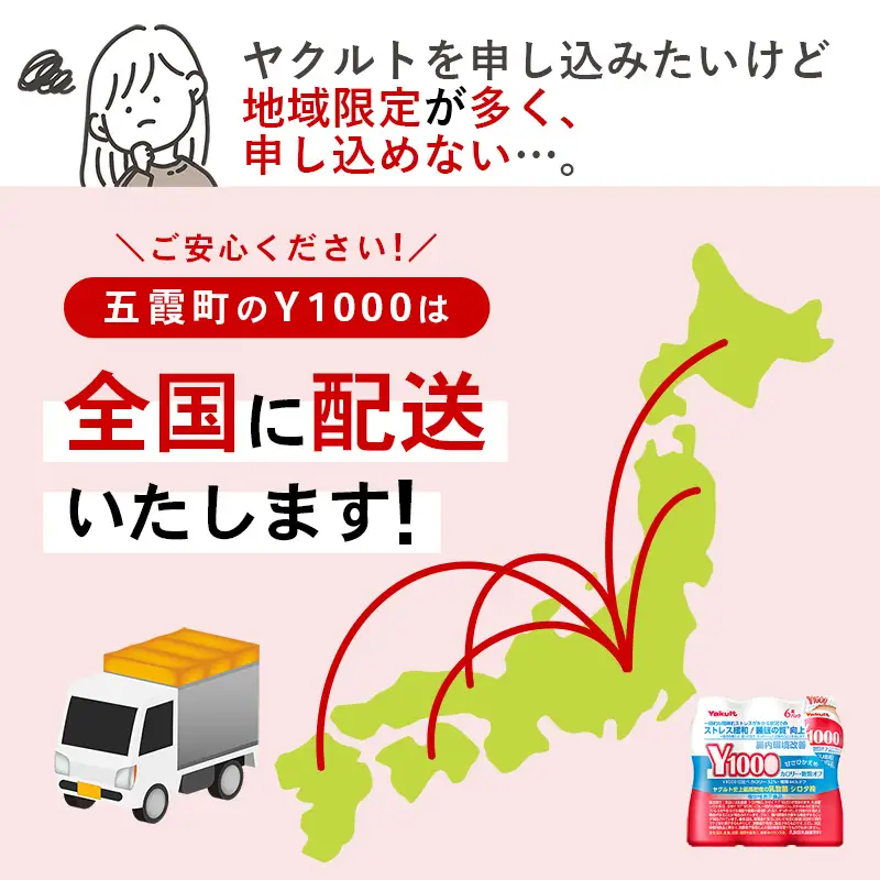 ヤクルト「Ｙ１０００糖質オフ」 24本セット（6本入り×4パック） 全国配送可能 