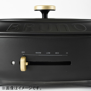 オーバルホットプレート ブラック BRUNO 0152-002-S07-2