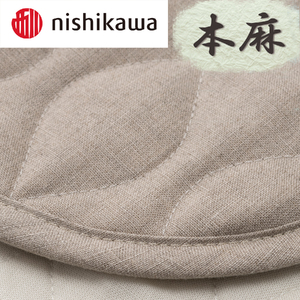西川 nishikawa 本麻 敷パッド シングル 【P390W】 敷パッド