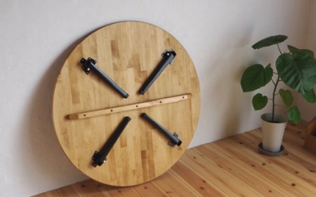 丸いテーブル80【折りたたみ・ちゃぶ台】 | 豊後高田市 テーブル