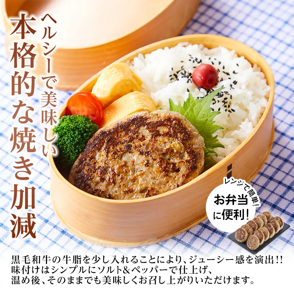【ふるなびWEEK対象】レンジで簡単調理 本格グリル 鯵ハンバーグ 2個×6袋セット