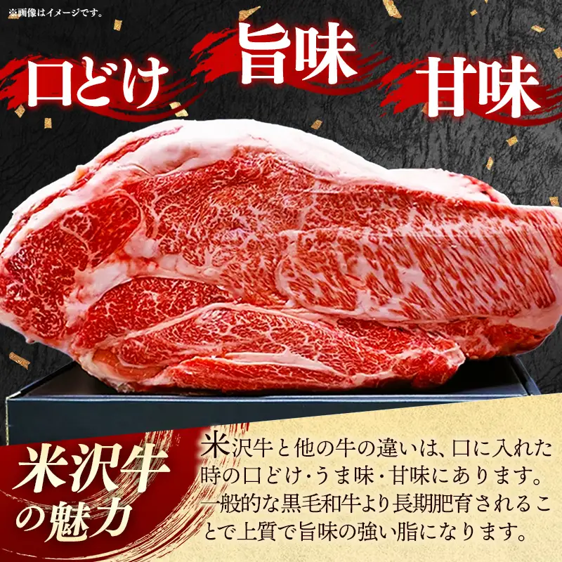 米沢牛 人気のブランド和牛 不揃いステーキ（モモ）1kg（冷凍便）  - 田中屋 ブランド牛 国産 和牛 黒毛和牛 ステーキ 牛肉 山形県 飯豊町