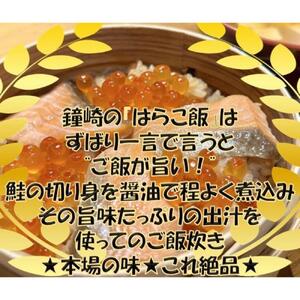 宮城 三陸 本場の味 極上鮭とイクラの味 ご飯が旨い◎鐘崎の「はらこ飯」6P【鮭 さけ いくら惣菜 魚介類 水産 食品 人気 おすすめ 仙台市 ひな祭り こどもの日 母の日 父の日 お中元 敬老の日 お歳暮 七五三】