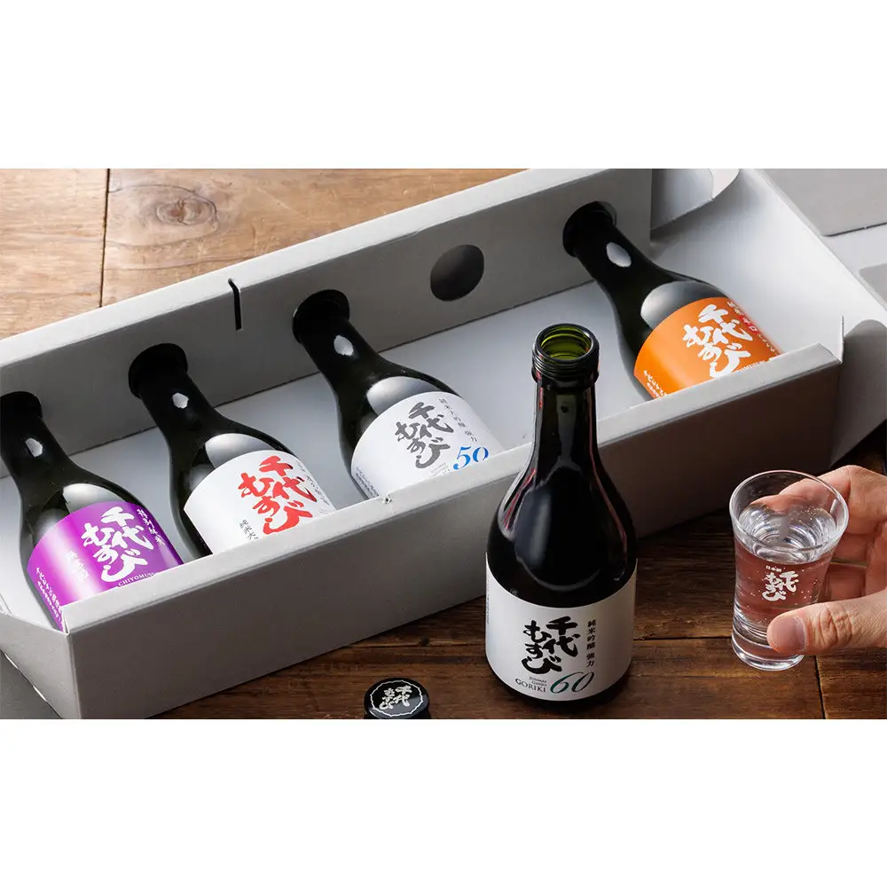 千代むすび 純米フライト(5種・各300ml×1本)