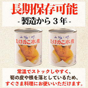 たけのこ水煮缶 3kg(6缶) 京都山城産たけのこ