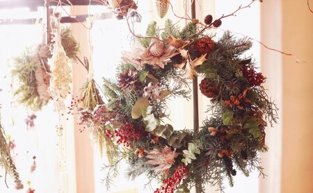 リース 森の薫りのクリスマスリース Mサイズ インテリア