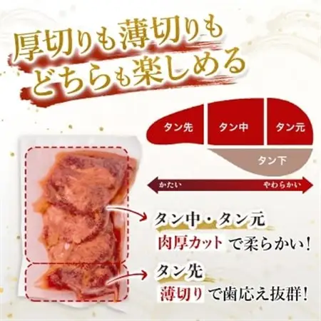 宮古の厚切り塩だれ牛タン1.4kg【タン先あり】【配送不可地域：離島】【1636569】