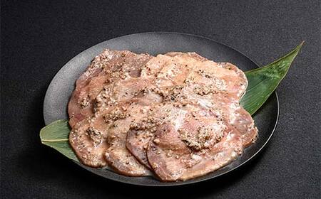 ★牛タン得トクキャンペーン！★ ＼数量限定！味付き鶏もも肉200g付き／ 自宅で焼肉屋さんセット 牛タン 300g 豚バラ肉 500g（塩味） 焼肉 焼き肉 BBQ キャンプ 味付き 冷凍焼肉 牛たん スライス 冷凍 牛肉 豚肉 群馬県 富岡市 F21E-405