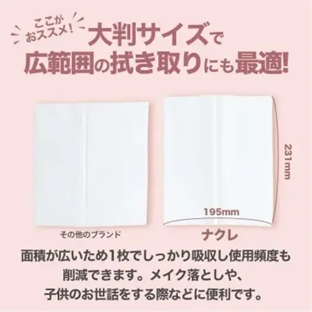 【岩手県】ナクレ ティッシュペーパー(200組) 50箱【1616509】