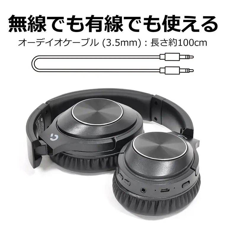 ノイズキャンセリングヘッドホン HP-01 - 音楽の世界に没入できるノイズキャンセリングワイヤレスヘッドホン