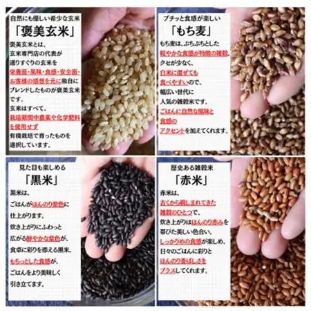 【白米に混ぜて簡単!】国産 有機四穀米ブレンド750g(250g×3袋入り)【1633138】
