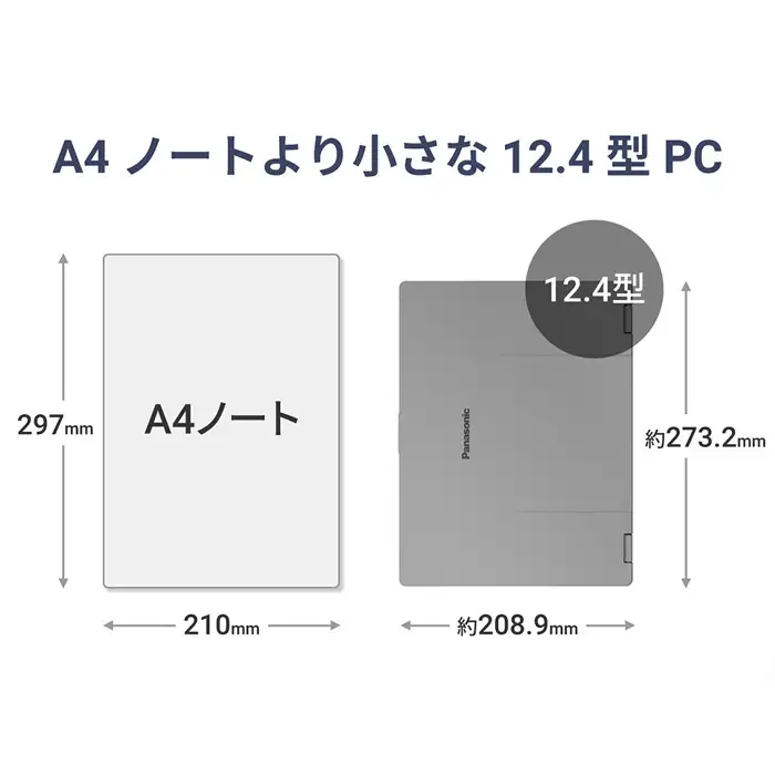 Panasonic パナソニックレッツノートQR4/ジェットブラック 　CF-QR4XSBCP