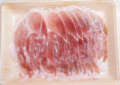 信州 飯田 ブランド豚「幻豚」焼しゃぶ にも おすすめ! しゃぶしゃぶ 用 バラ & モモ(合計1kg)セット | 長野県 飯田市