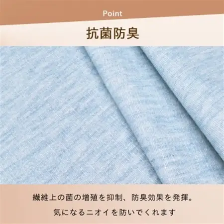 防ダニ カーペット 3畳 日本製 抗菌防臭 ノースポール 江戸間 176×261cm ブルー【1639030】