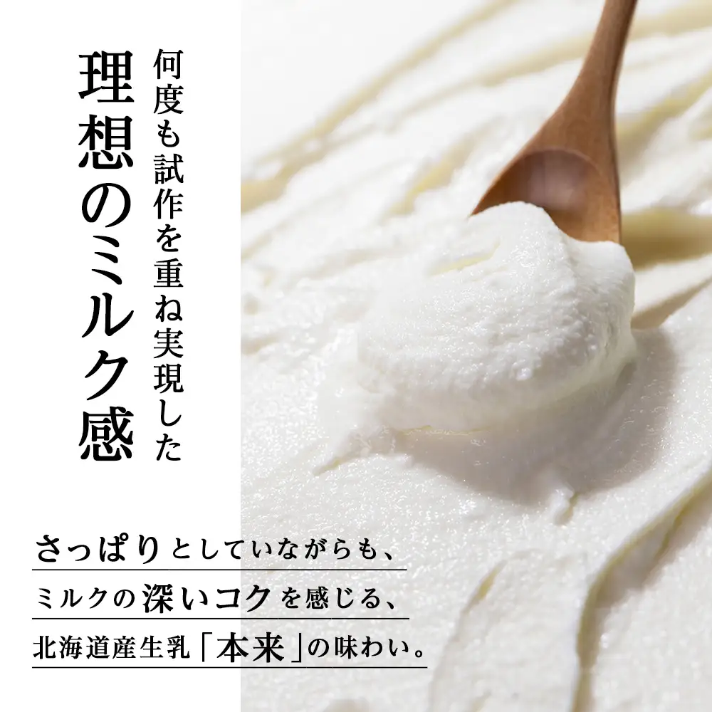 【定期便12ヶ月】リッチアイスクリーム しあわせミルク　10個セット（100ml）
