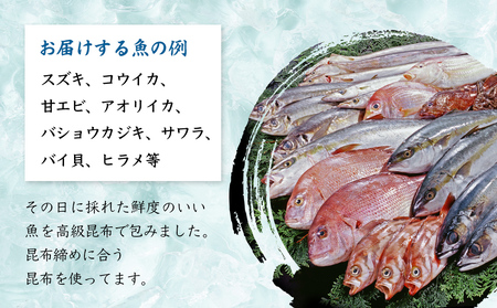 氷見産昆布締め 3種詰め合わせ | 釣屋魚問屋直営 ひみ岸壁市場 昆布締め