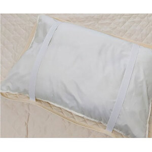 枕カバー Mサイズ 43×63cm 2枚 セット 艶やか シルク コットン ガーゼ 枕パッド 枕パット 枕 カバー 洗える ガーゼまくらカバ 髪 美容 日本製 寝具 大阪府 岸和田市